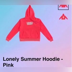 Lonely Ghost Lonely Summer Hoodie in Pink